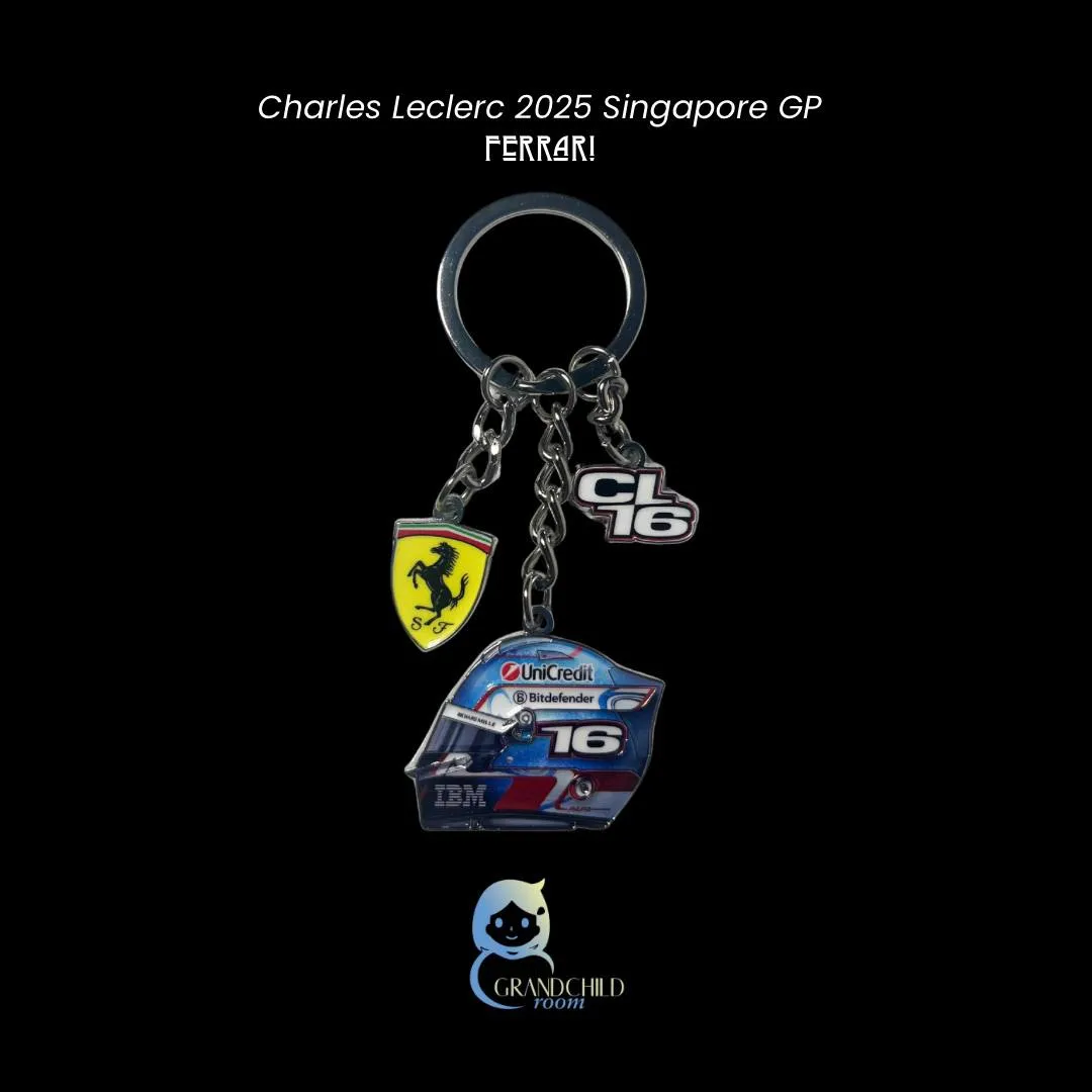 Helmet Keychain - Charles Leclerc