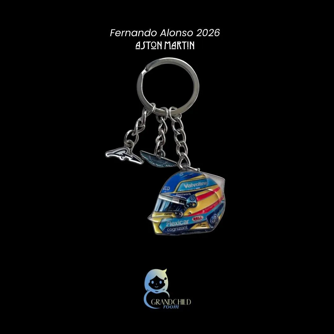 Helmet Keychain - Fernando Alonso