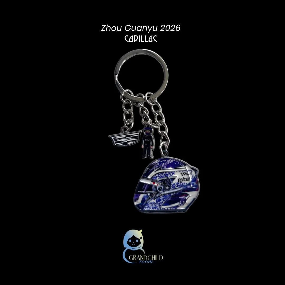 Helmet Keychain - Zhou Guanyu