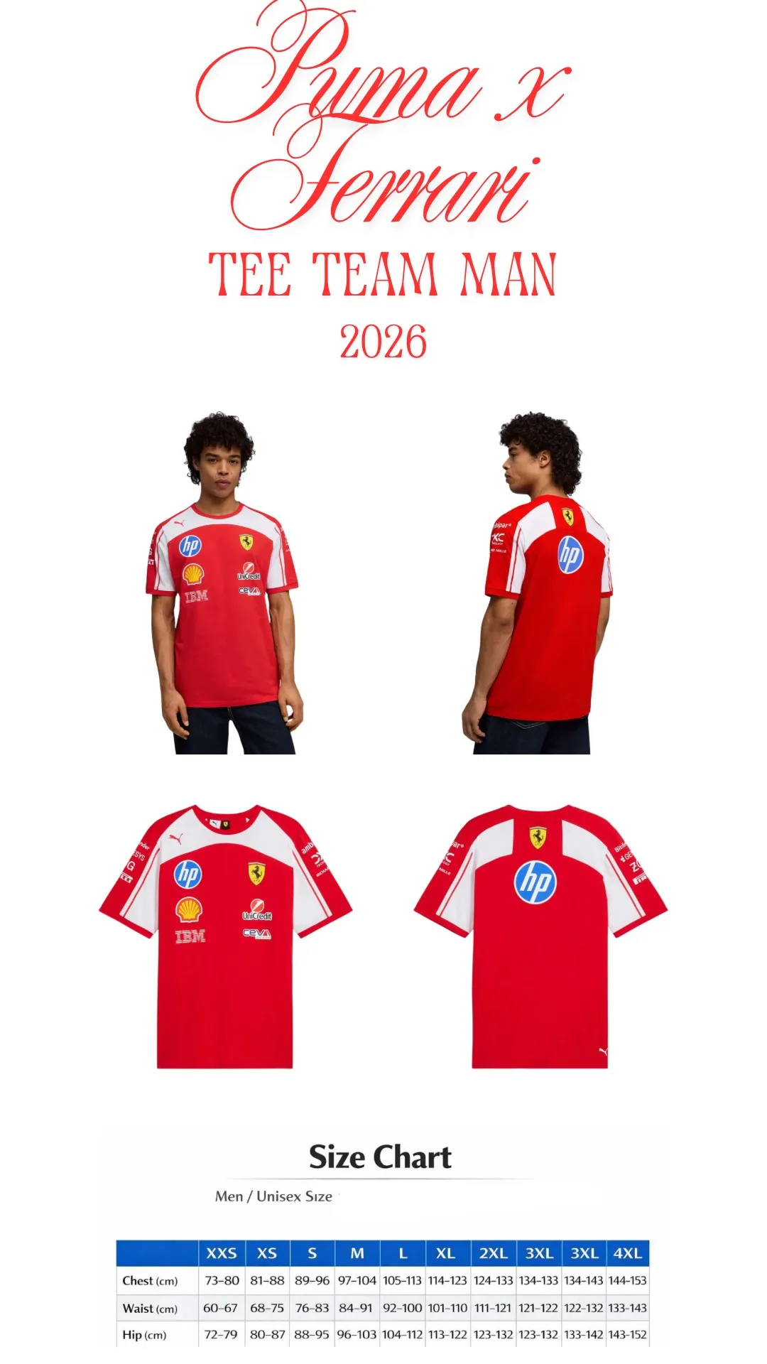 Puma x Ferrari Team Tee 2026 - Man